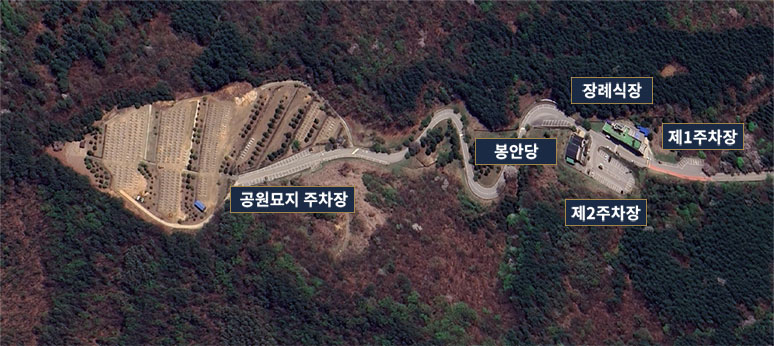 화천 공설장례식장 주차장